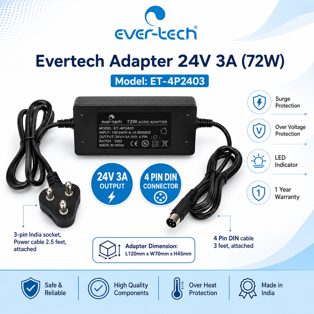 Ever- Tech ET-4P2403 - Image 3