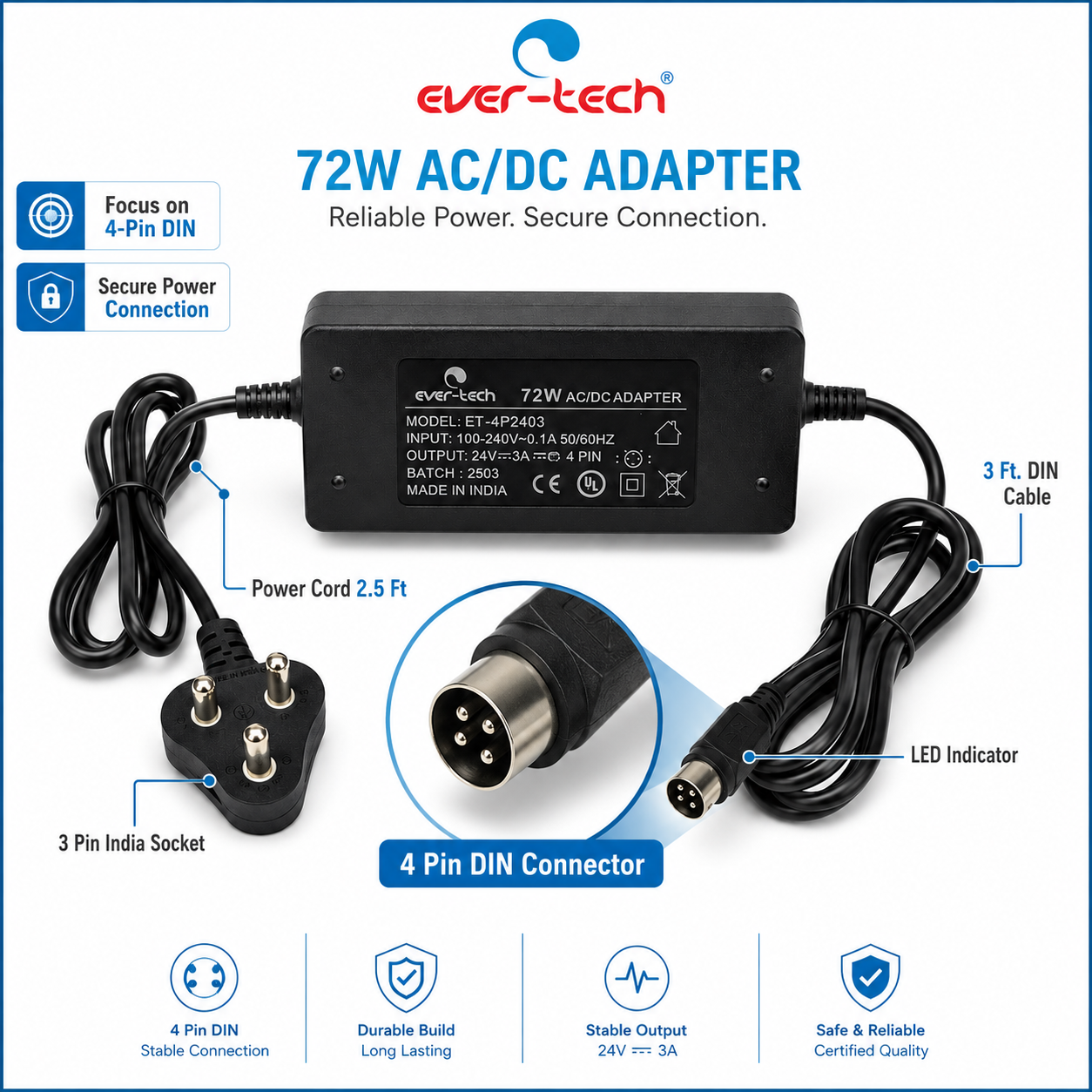 Ever- Tech ET-4P2403 - Image 4