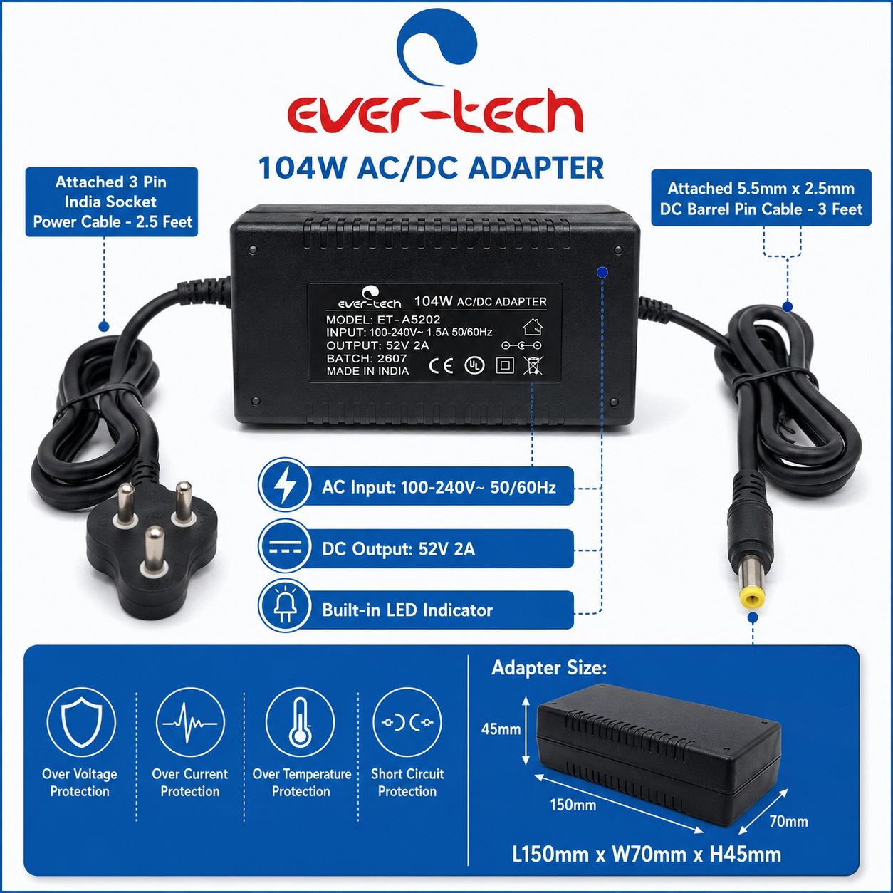 Ever- Tech ET-A5202 - Image 3