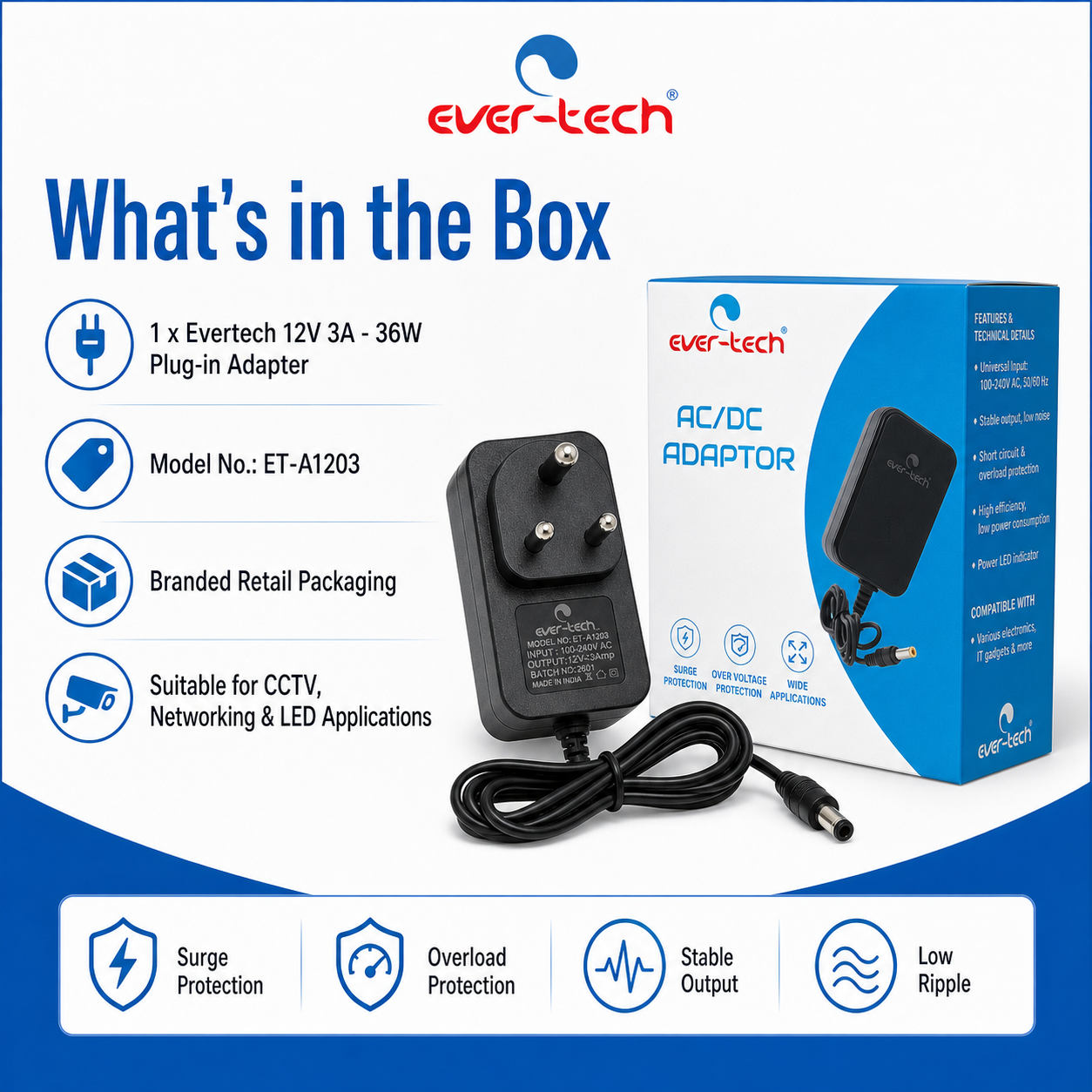 Ever- Tech ET-A1203 - Image 6