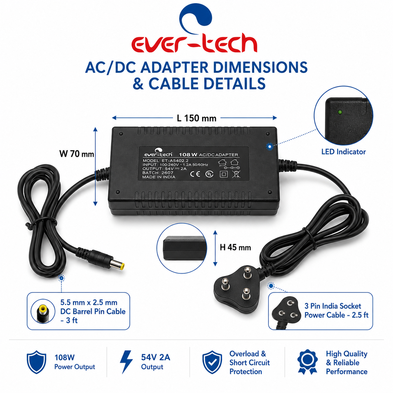 Adapter for POE Switches (ET-A5402) - Image 4